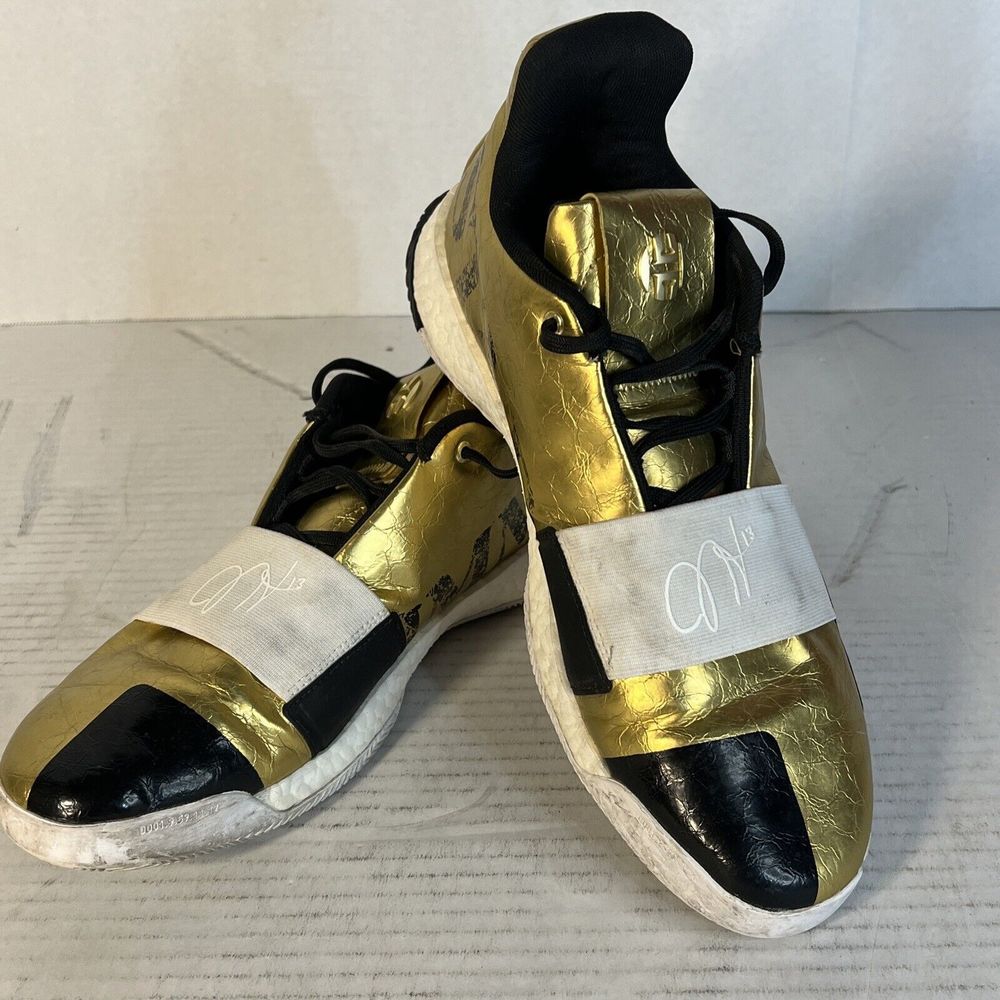 Adidas James Harden Vol. 3 Imma Star Men's 8 Gold Basketball Shoes G54026